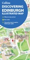 Stadsplattegrond Discovering Edinburgh Illustrated Map | Collins