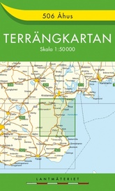 Wandelkaart - Topografische kaart 506 Terrängkartan Åhus | Lantmäteriet