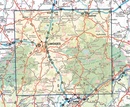 Fietskaart - Wegenkaart - landkaart 147 Limoges - Gueret | IGN - Institut Géographique National