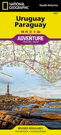 Wegenkaart - landkaart 3407 Adventure Map Uruguay - Paraguay | National Geographic