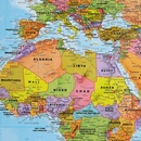 Prikbord Wereldkaart politiek 196 x 120 cm | Maps International Wereldkaart 68P-zvl Political, 196 x 120 cm | Maps International