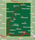 Wegenkaart - landkaart 15 Zwarte Woud - Schwarzwald | Freytag & Berndt