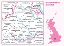 Wandelkaart - Topografische kaart 163 Landranger Cheltenham & Cirencester, Stow-on-the-Wold - Cotswolds | Ordnance Survey