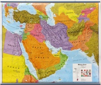 Middle East - Midden Oosten, 120 x 100 cm