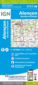 Wandelkaart - Topografische kaart 1717 SB - Serie Bleue Alençon - Marolles-les-Braults | IGN - Institut Géographique National