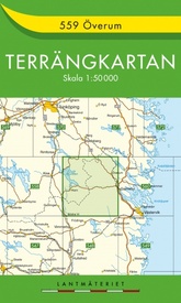 Wandelkaart - Topografische kaart 559 Terrängkartan Överum | Lantmäteriet
