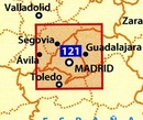 Wegenkaart - landkaart 121 Madrid en omgeving | Michelin