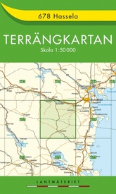 Wandelkaart - Topografische kaart 678 Terrängkartan Hassela | Lantmäteriet