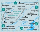 Wandelkaart 104 Alpi Orobie Bergamasche, Parco delle Orobie Bergamasche, Valle Brembana, Valle Seriana | Kompass