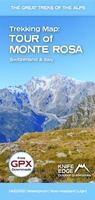 Tour of Monte Rosa Trekking Map