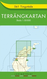 Wandelkaart - Topografische kaart 561 Terrängkartan Tingstäde | Lantmäteriet