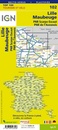 Fietskaart - Wegenkaart - landkaart 102 Lille - Maubeuge | IGN - Institut Géographique National