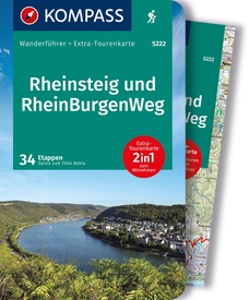 Wandelgids 5222 Wanderführer Rheinsteig und RheinBurgenWeg | Kompass