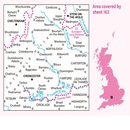 Wandelkaart - Topografische kaart 163 Landranger Cheltenham & Cirencester, Stow-on-the-Wold - Cotswolds | Ordnance Survey