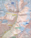 Wandelkaart Trekking map Annapurna Base Camp | Himalayan Maphouse