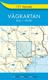 Wegenkaart - landkaart 171 Vägkartan Harads | Lantmäteriet