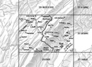 Wandelkaart - Topografische kaart 260 St-Cerque | Swisstopo