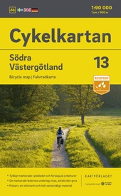 Fietskaart 13 Cykelkartan Södra Västergötland | Norstedts