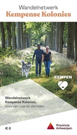 Wandelknooppuntenkaart Wandelnetwerk BE Kempense Kolonies | Provincie Antwerpen Toerisme