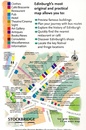 Stadsplattegrond Edinburgh illustrated map | Collins