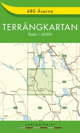 Wandelkaart - Topografische kaart 680 Terrängkartan Åsarna | Lantmäteriet