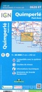 Wandelkaart - Topografische kaart 0620ET Quimperlé, Pont-Aven, Tregunc, Bannalec, Clohars-Carnoët | IGN - Institut Géographique National