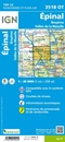Wandelkaart - Topografische kaart 3518OT Epinal | IGN - Institut Géographique National