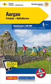 Wandelkaart 5 Aargau -  Fricktal - Hallwilersee | Kümmerly & Frey