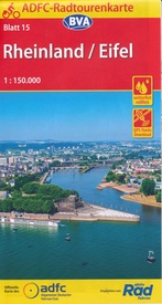 Fietskaart 15 ADFC Radtourenkarte Rheinland Eifel | BVA BikeMedia
