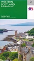 Wegenkaart - landkaart 2 OS Road Map Western Scotland & the Western Isles | Ordnance Survey