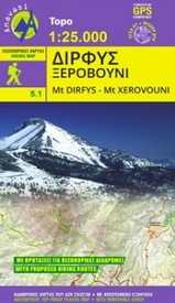 Wandelkaart 5.11 Mt. Dirfis - Mt. Xerovouni | Anavasi