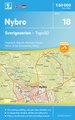 Wandelkaart - Topografische kaart 18 Sverigeserien Nybro | Norstedts