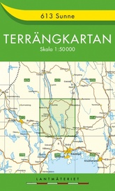 Wandelkaart - Topografische kaart 613 Terrängkartan Sunne | Lantmäteriet