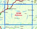 Wandelkaart - Topografische kaart 10166 Norge Serien Ahkkanas | Nordeca