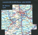 Wandelkaart - Topografische kaart 3134O Beaurepaire | IGN - Institut Géographique National