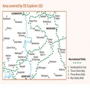 Wandelkaart - Topografische kaart 202 OS Explorer Map Leominster, Bromyard | Ordnance Survey