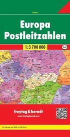 Wegenkaart - landkaart Europa postcode | Freytag & Berndt