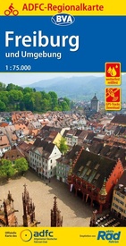 Fietskaart ADFC Regionalkarte Freiburg und Umgebung | BVA BikeMedia