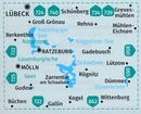 Wandelkaart 721 Lauenburgische Seen | Kompass