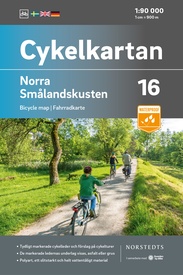 Fietskaart 16 Cykelkartan Norra Smålandskusten - Smaland noord | Norstedts