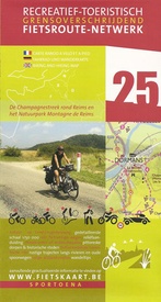 Fietskaart 25 Fietsroute-Netwerk  De Champagne rond Reims en het Natuurpark Montagne de Reims | Sportoena
