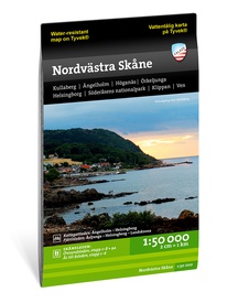 Wandelkaart - Fietskaart Terrängkartor Skåne Nordvästra - Skane noordwest | Calazo