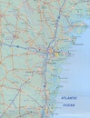 Wegenkaart - landkaart USA South - Atlantic States | ITMB
