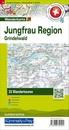 Wandelkaart 4 Jungfrau Regio / Grindelwald | Hallwag