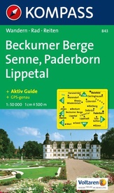 Wandelkaart 843 Beckumer Berge - Senne - Paderborn - Lippetal | Kompass