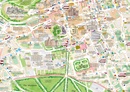 Stadsplattegrond Discovering Edinburgh Illustrated Map | Collins