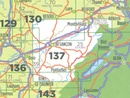 Fietskaart - Wegenkaart - landkaart 137 Besançon - Lausanne - Pontarlier - Neuchâtel - Jura - Besancon | IGN - Institut Géographique National