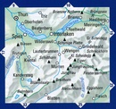 Wandelkaart 18 Jungfrau Region - Thuner und Brienzersee | Kümmerly & Frey