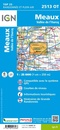 Wandelkaart - Topografische kaart 2513OT Meaux - Vallée de l'Ourcq, Centre | IGN - Institut Géographique National