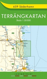 Wandelkaart - Topografische kaart 659 Terrängkartan Söderhamn | Lantmäteriet